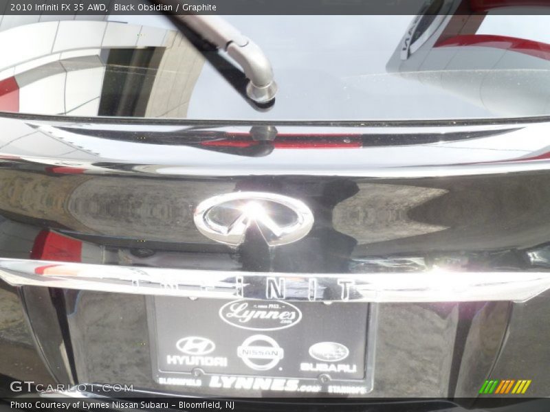 Black Obsidian / Graphite 2010 Infiniti FX 35 AWD