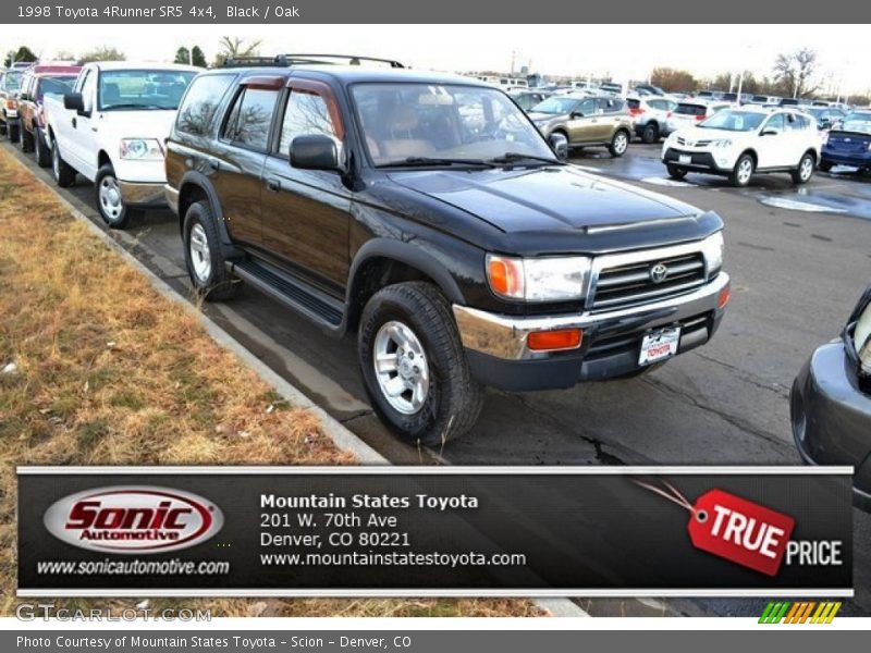 Black / Oak 1998 Toyota 4Runner SR5 4x4