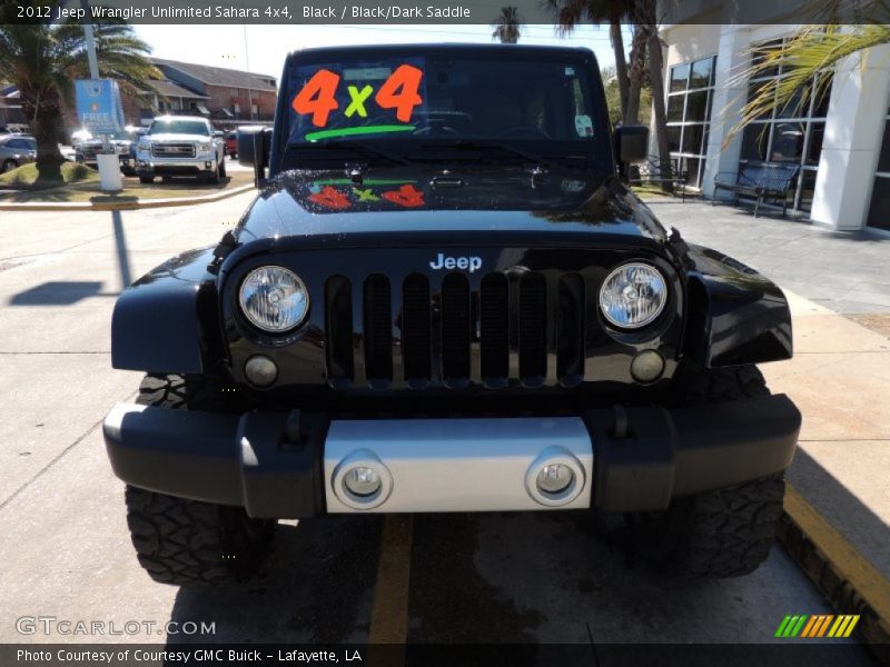 Black / Black/Dark Saddle 2012 Jeep Wrangler Unlimited Sahara 4x4