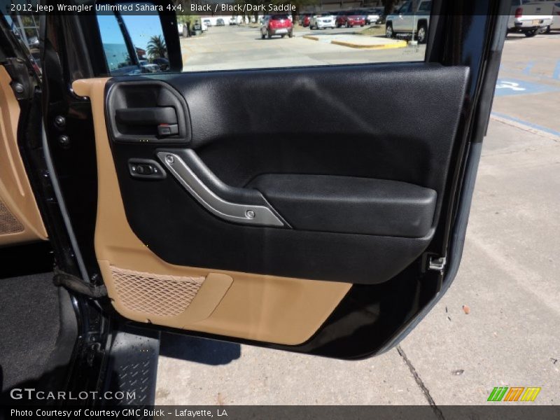 Black / Black/Dark Saddle 2012 Jeep Wrangler Unlimited Sahara 4x4