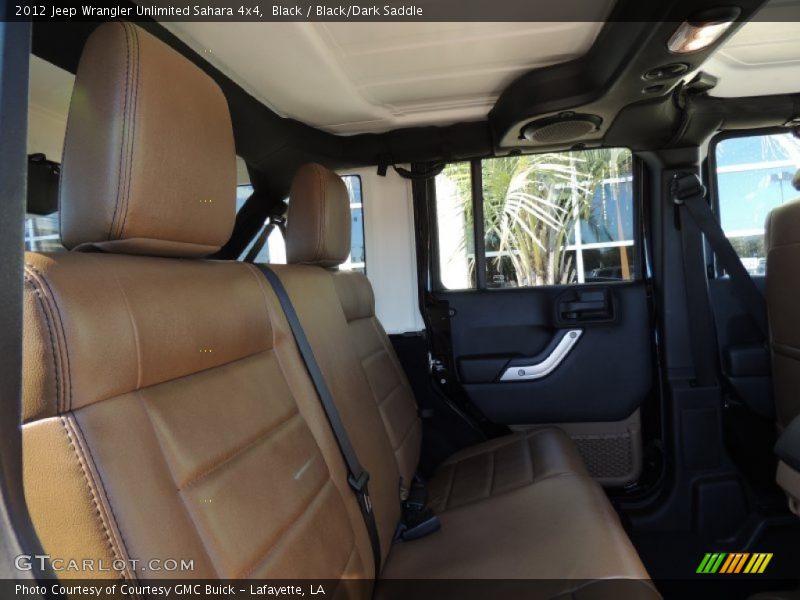 Black / Black/Dark Saddle 2012 Jeep Wrangler Unlimited Sahara 4x4
