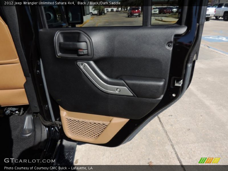 Black / Black/Dark Saddle 2012 Jeep Wrangler Unlimited Sahara 4x4