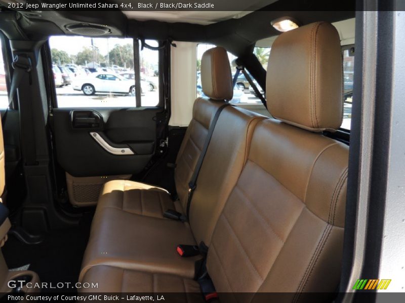 Black / Black/Dark Saddle 2012 Jeep Wrangler Unlimited Sahara 4x4