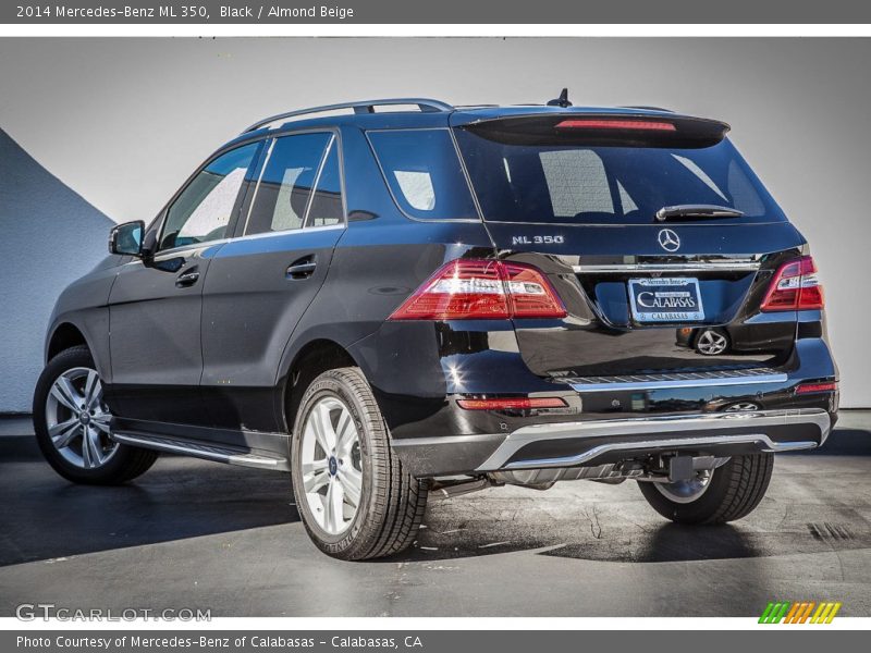 Black / Almond Beige 2014 Mercedes-Benz ML 350