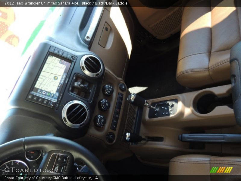 Black / Black/Dark Saddle 2012 Jeep Wrangler Unlimited Sahara 4x4