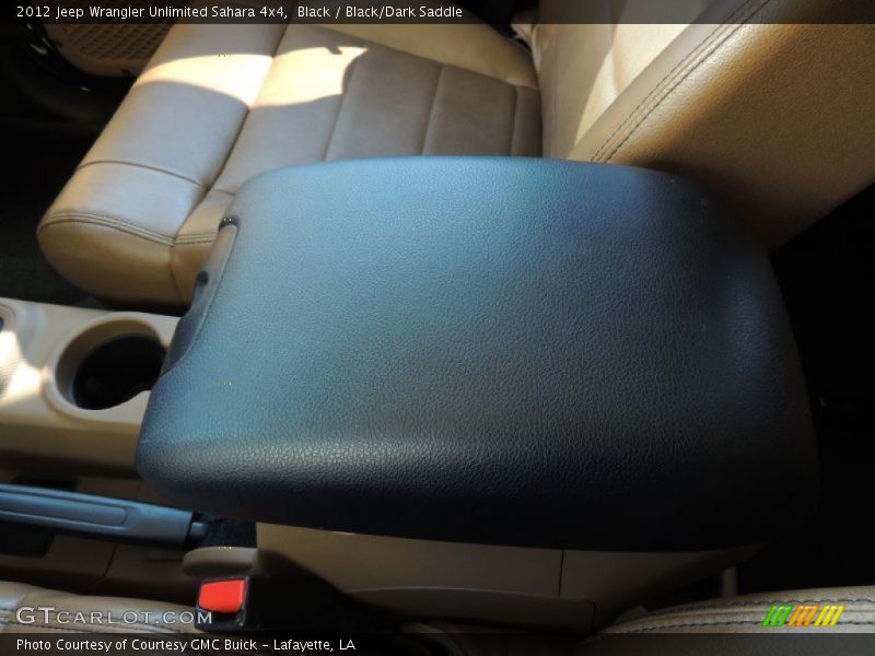 Black / Black/Dark Saddle 2012 Jeep Wrangler Unlimited Sahara 4x4