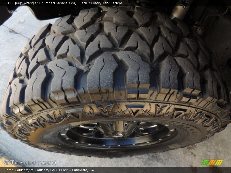 Black / Black/Dark Saddle 2012 Jeep Wrangler Unlimited Sahara 4x4