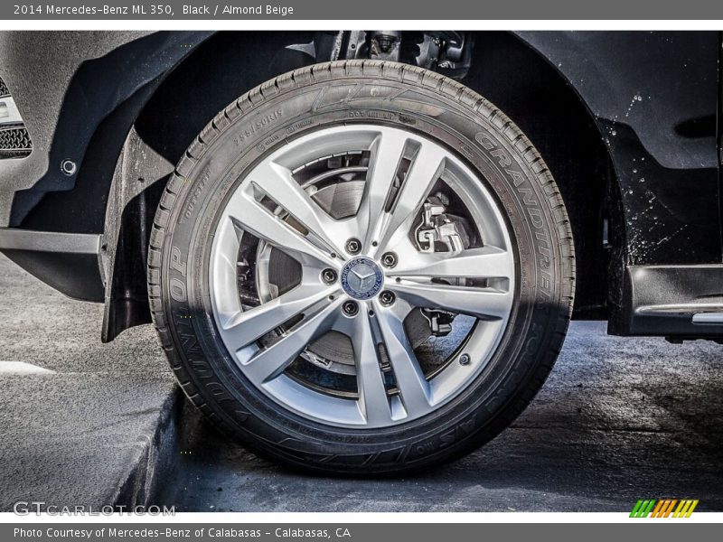 Black / Almond Beige 2014 Mercedes-Benz ML 350