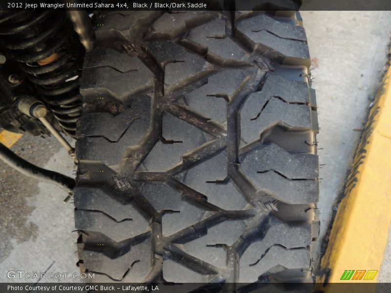 Black / Black/Dark Saddle 2012 Jeep Wrangler Unlimited Sahara 4x4