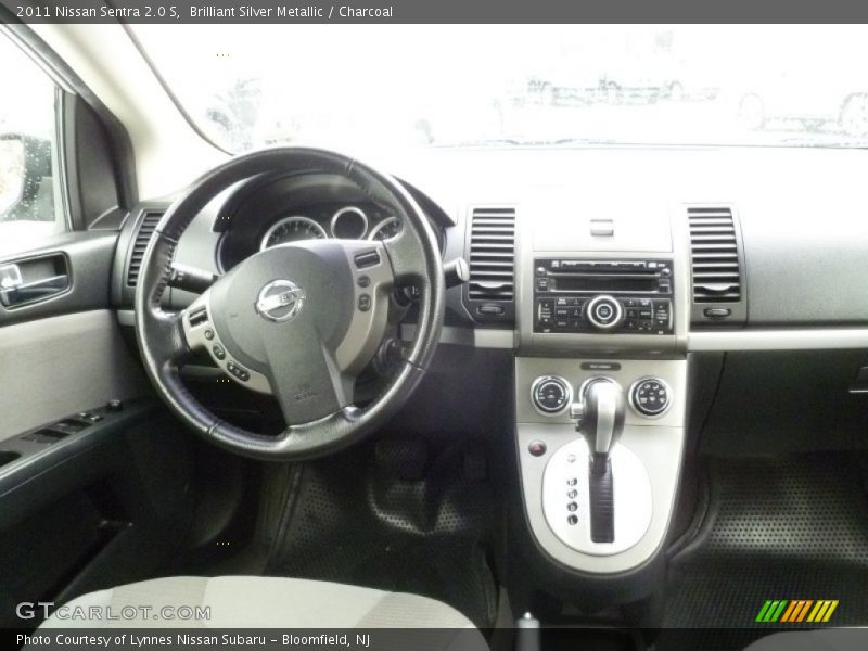 Brilliant Silver Metallic / Charcoal 2011 Nissan Sentra 2.0 S