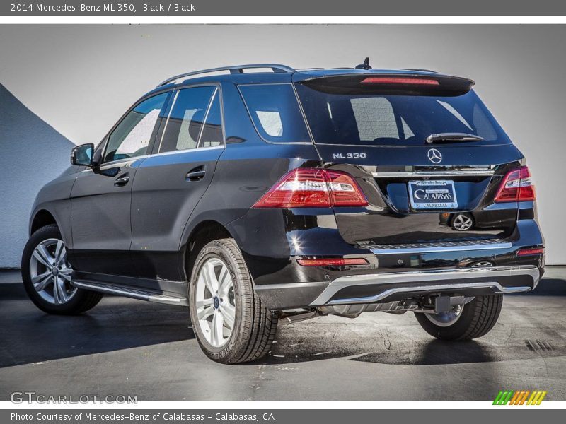 Black / Black 2014 Mercedes-Benz ML 350