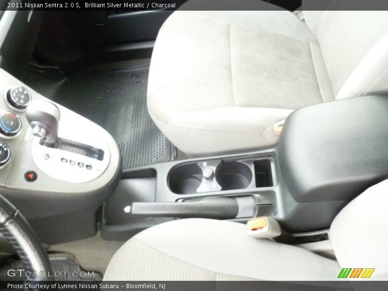 Brilliant Silver Metallic / Charcoal 2011 Nissan Sentra 2.0 S