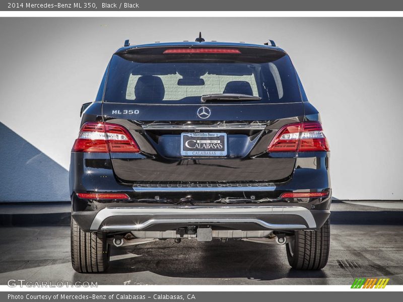 Black / Black 2014 Mercedes-Benz ML 350