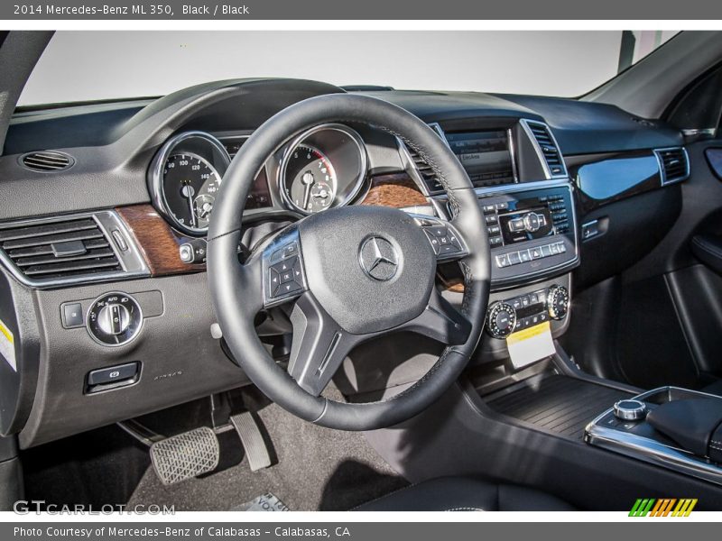 Black / Black 2014 Mercedes-Benz ML 350