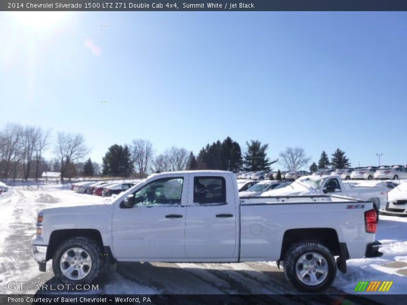 Summit White / Jet Black 2014 Chevrolet Silverado 1500 LTZ Z71 Double Cab 4x4
