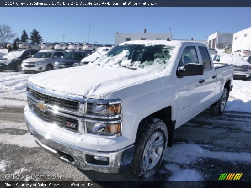 Summit White / Jet Black 2014 Chevrolet Silverado 1500 LTZ Z71 Double Cab 4x4