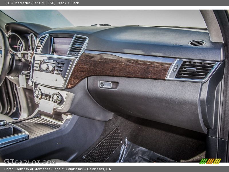 Black / Black 2014 Mercedes-Benz ML 350