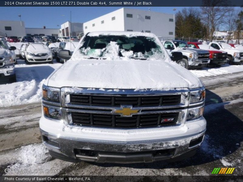 Summit White / Jet Black 2014 Chevrolet Silverado 1500 LTZ Z71 Double Cab 4x4