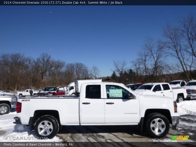 Summit White / Jet Black 2014 Chevrolet Silverado 1500 LTZ Z71 Double Cab 4x4
