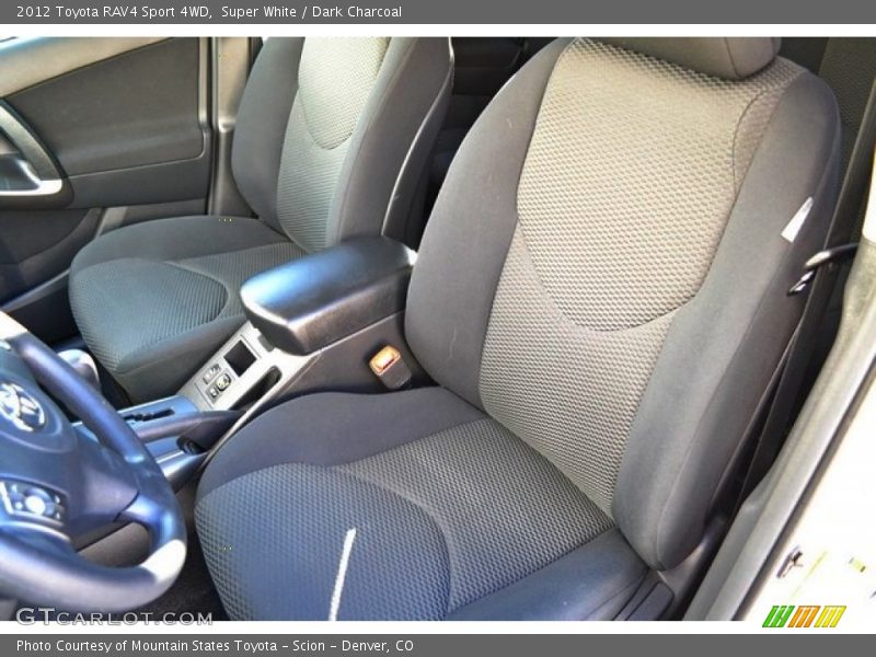 Super White / Dark Charcoal 2012 Toyota RAV4 Sport 4WD