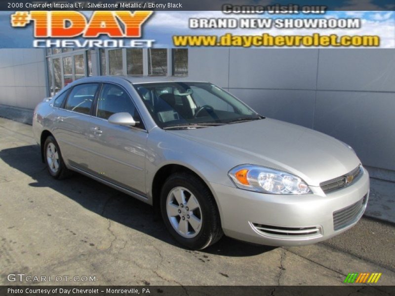 Silverstone Metallic / Ebony Black 2008 Chevrolet Impala LT