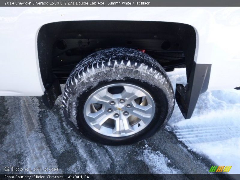 Summit White / Jet Black 2014 Chevrolet Silverado 1500 LTZ Z71 Double Cab 4x4