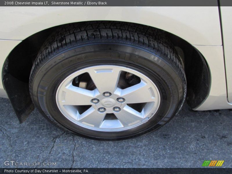 Silverstone Metallic / Ebony Black 2008 Chevrolet Impala LT