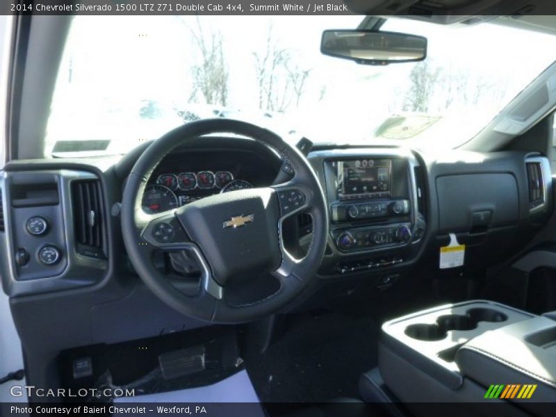 Summit White / Jet Black 2014 Chevrolet Silverado 1500 LTZ Z71 Double Cab 4x4
