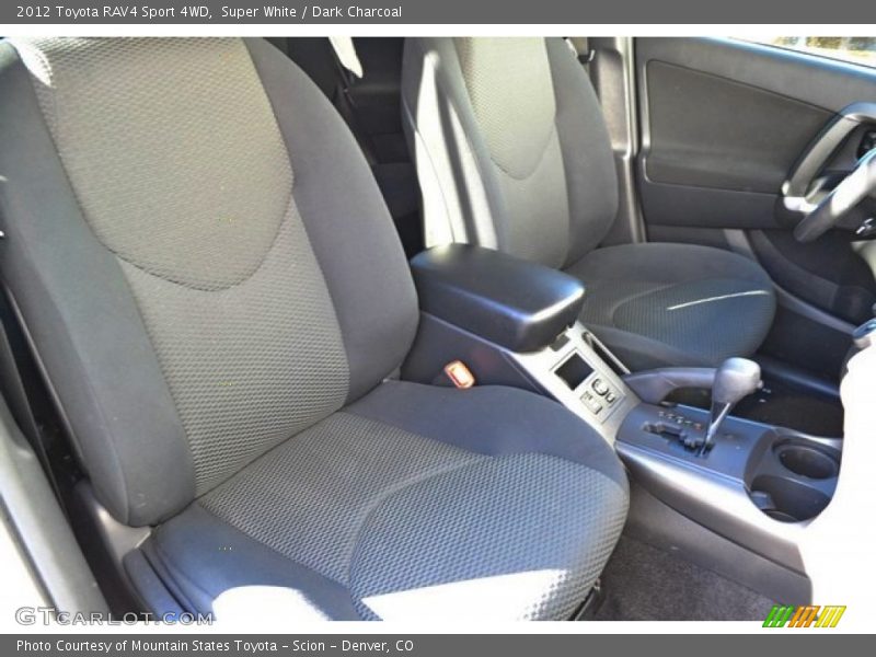 Super White / Dark Charcoal 2012 Toyota RAV4 Sport 4WD