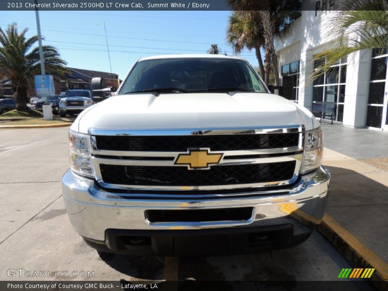 Summit White / Ebony 2013 Chevrolet Silverado 2500HD LT Crew Cab