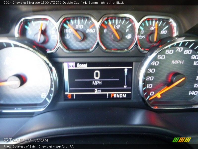 Summit White / Jet Black 2014 Chevrolet Silverado 1500 LTZ Z71 Double Cab 4x4