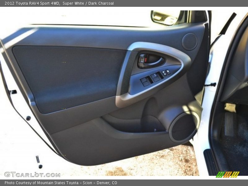 Super White / Dark Charcoal 2012 Toyota RAV4 Sport 4WD