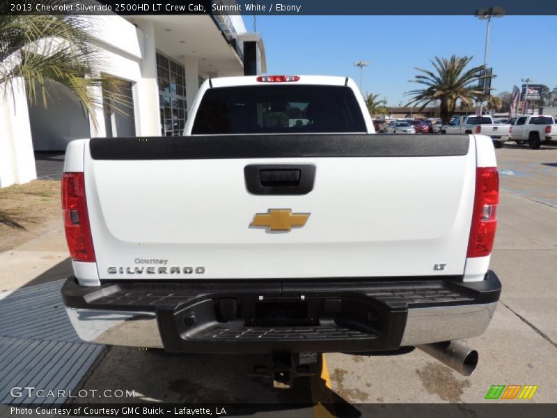 Summit White / Ebony 2013 Chevrolet Silverado 2500HD LT Crew Cab