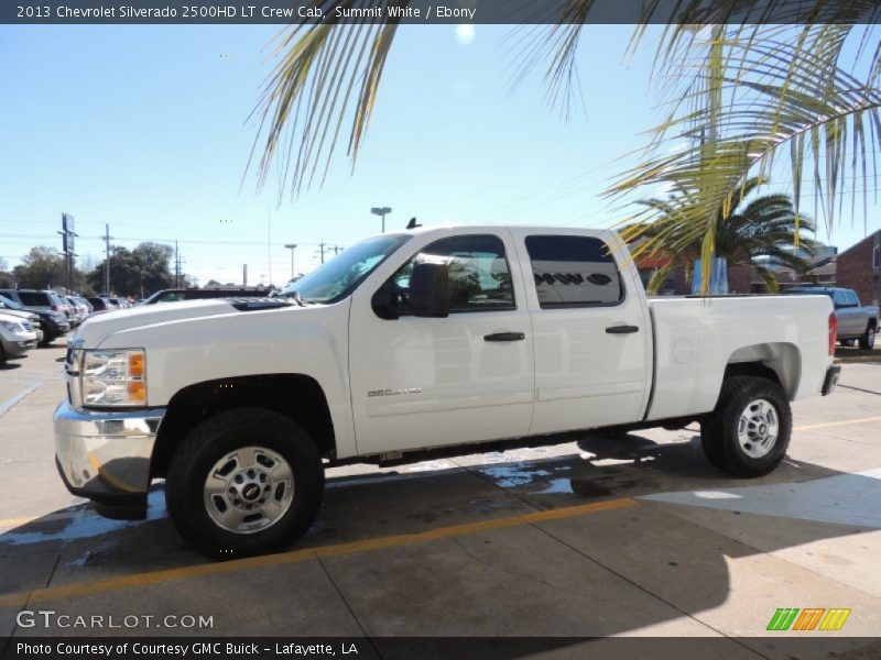 Summit White / Ebony 2013 Chevrolet Silverado 2500HD LT Crew Cab
