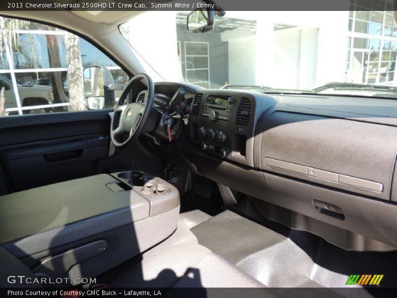 Summit White / Ebony 2013 Chevrolet Silverado 2500HD LT Crew Cab