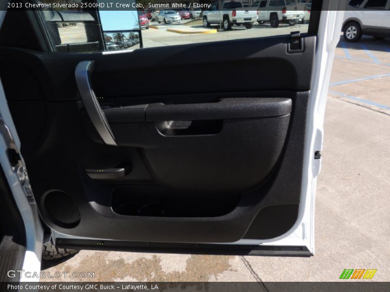 Summit White / Ebony 2013 Chevrolet Silverado 2500HD LT Crew Cab