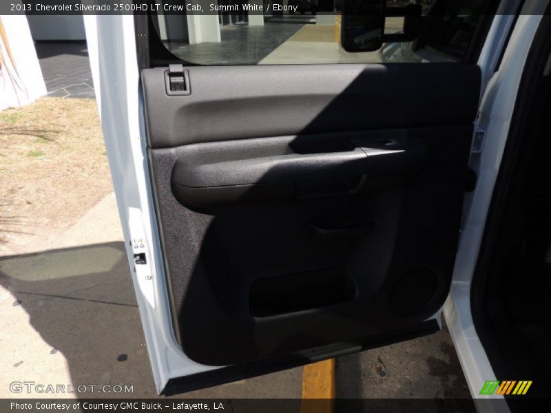 Summit White / Ebony 2013 Chevrolet Silverado 2500HD LT Crew Cab