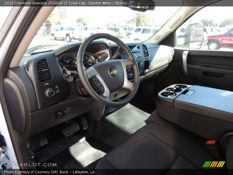 Summit White / Ebony 2013 Chevrolet Silverado 2500HD LT Crew Cab