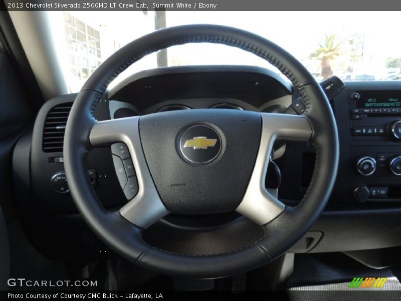 Summit White / Ebony 2013 Chevrolet Silverado 2500HD LT Crew Cab