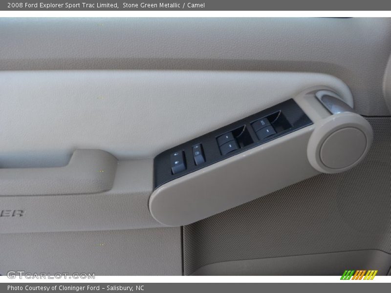 Stone Green Metallic / Camel 2008 Ford Explorer Sport Trac Limited