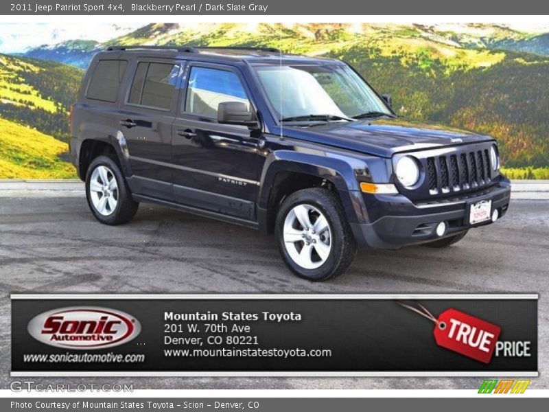 Blackberry Pearl / Dark Slate Gray 2011 Jeep Patriot Sport 4x4
