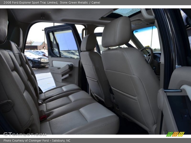 Stone Green Metallic / Camel 2008 Ford Explorer Sport Trac Limited