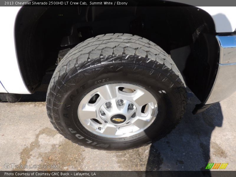 Summit White / Ebony 2013 Chevrolet Silverado 2500HD LT Crew Cab
