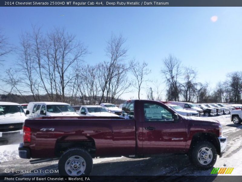 Deep Ruby Metallic / Dark Titanium 2014 Chevrolet Silverado 2500HD WT Regular Cab 4x4