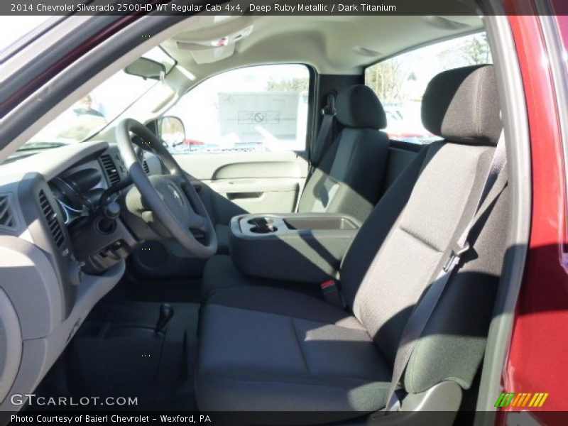 Deep Ruby Metallic / Dark Titanium 2014 Chevrolet Silverado 2500HD WT Regular Cab 4x4