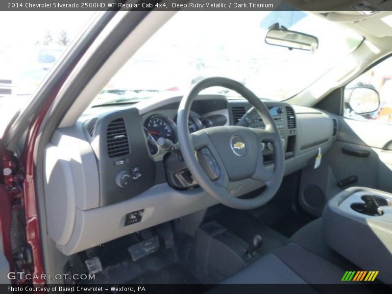 Deep Ruby Metallic / Dark Titanium 2014 Chevrolet Silverado 2500HD WT Regular Cab 4x4