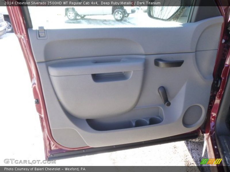 Deep Ruby Metallic / Dark Titanium 2014 Chevrolet Silverado 2500HD WT Regular Cab 4x4