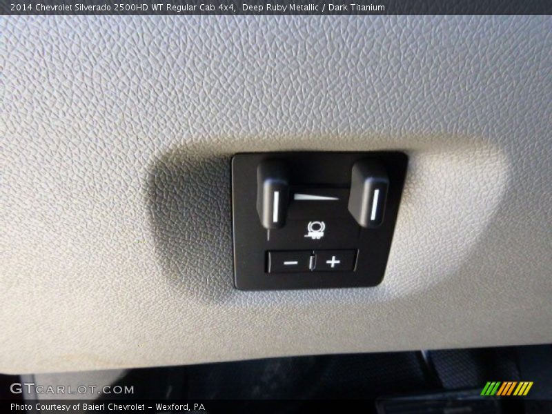 Deep Ruby Metallic / Dark Titanium 2014 Chevrolet Silverado 2500HD WT Regular Cab 4x4