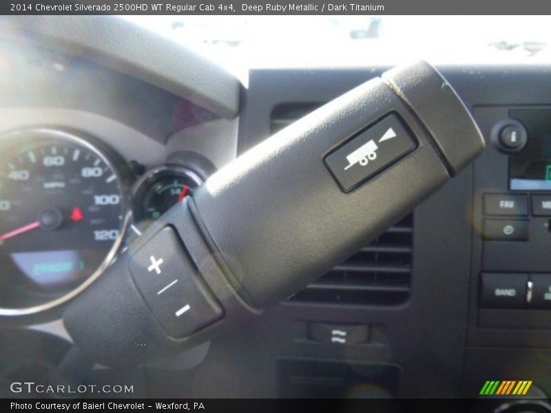 Deep Ruby Metallic / Dark Titanium 2014 Chevrolet Silverado 2500HD WT Regular Cab 4x4