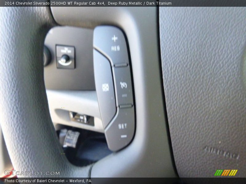 Deep Ruby Metallic / Dark Titanium 2014 Chevrolet Silverado 2500HD WT Regular Cab 4x4